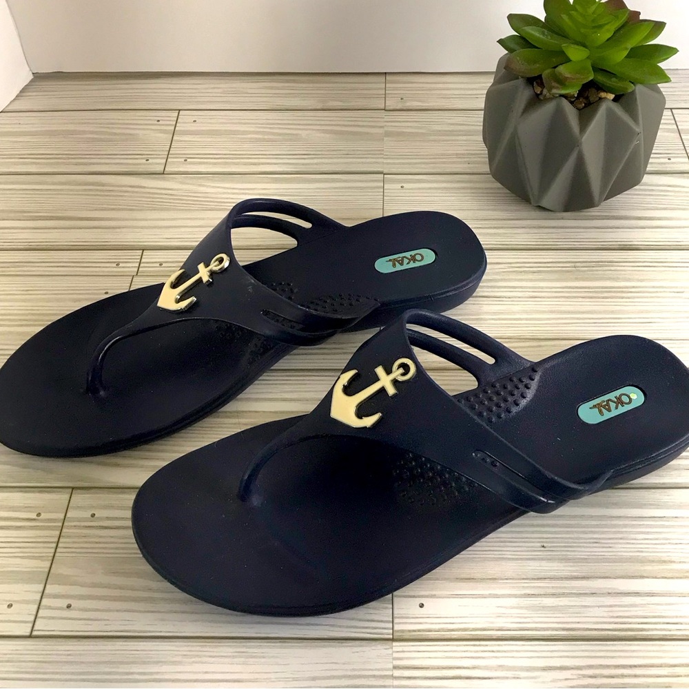 Cute plastic summer sandals